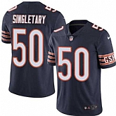 Nike Chicago Bears #50 Mike Singletary Navy Blue Team Color NFL Vapor Untouchable Limited Jersey,baseball caps,new era cap wholesale,wholesale hats